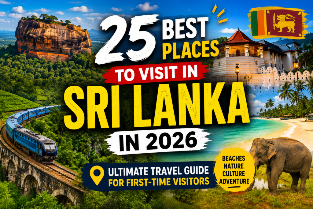 Top 25 best places to visit in Sri Lanka