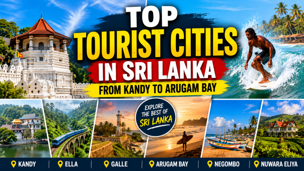 Top tourist cities in Sri Lanka